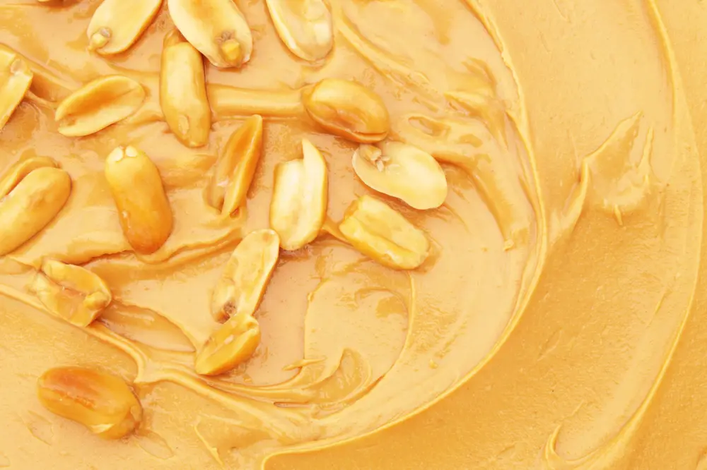 Peanut filling up close